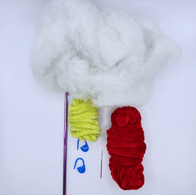 Cherry Car Hanger Crochet Kit